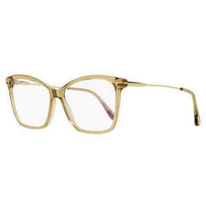 Tom Ford Butterfly Blue Block Eyeglasses TF5687-B 045 Beige/Gold 56mm FT5687